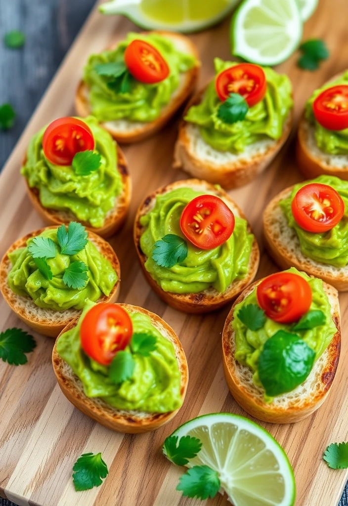 10-Minute Appetizers for Last-Minute Guests - 1. Creamy Avocado Toast Bites