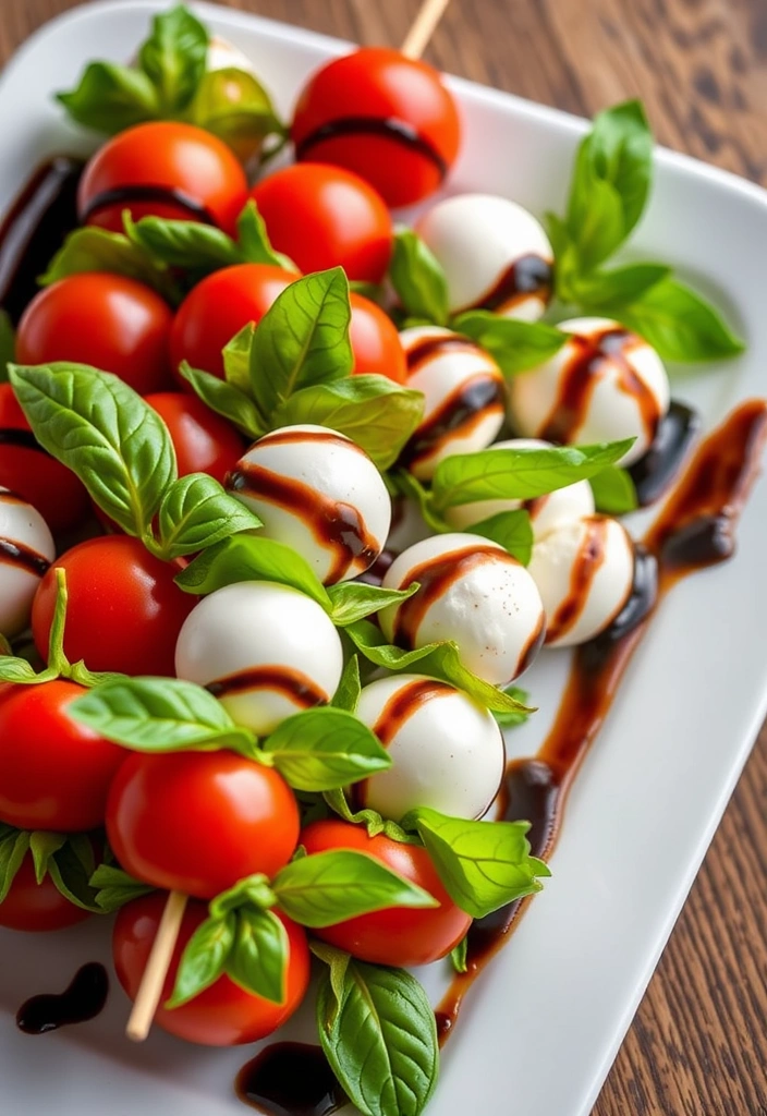 10-Minute Appetizers for Last-Minute Guests - 3. Caprese Skewers