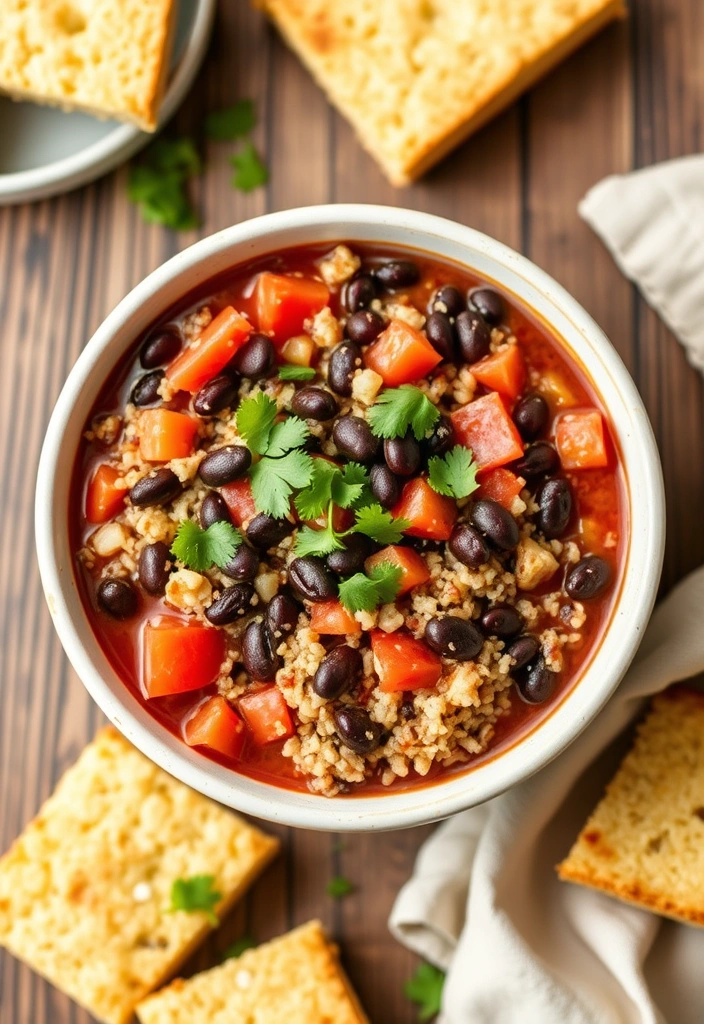 10 One-Pot Budget Meals So Tasty You'll Make Them Weekly! - 7. Quinoa and Black Bean Chili