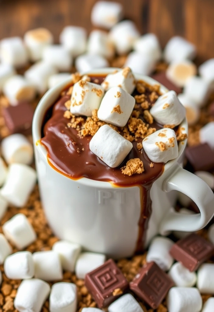 10 Quick & Easy Mug Cakes You Can Whip Up in Just 5 Minutes (You Won't Believe #3!) - 7. S'mores Mug Cake