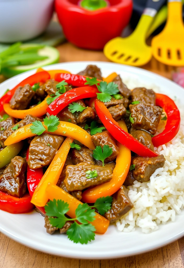 10 Quick Stir-Fry Recipes That Will Save Your Busy Weeknights! - 3. Beef and Bell Pepper Stir-Fry