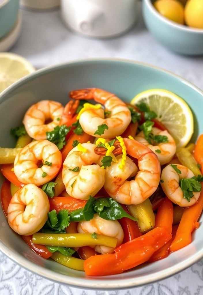 10 Quick Stir-Fry Recipes That Will Save Your Busy Weeknights! - 9. Lemon Garlic Shrimp Stir-Fry