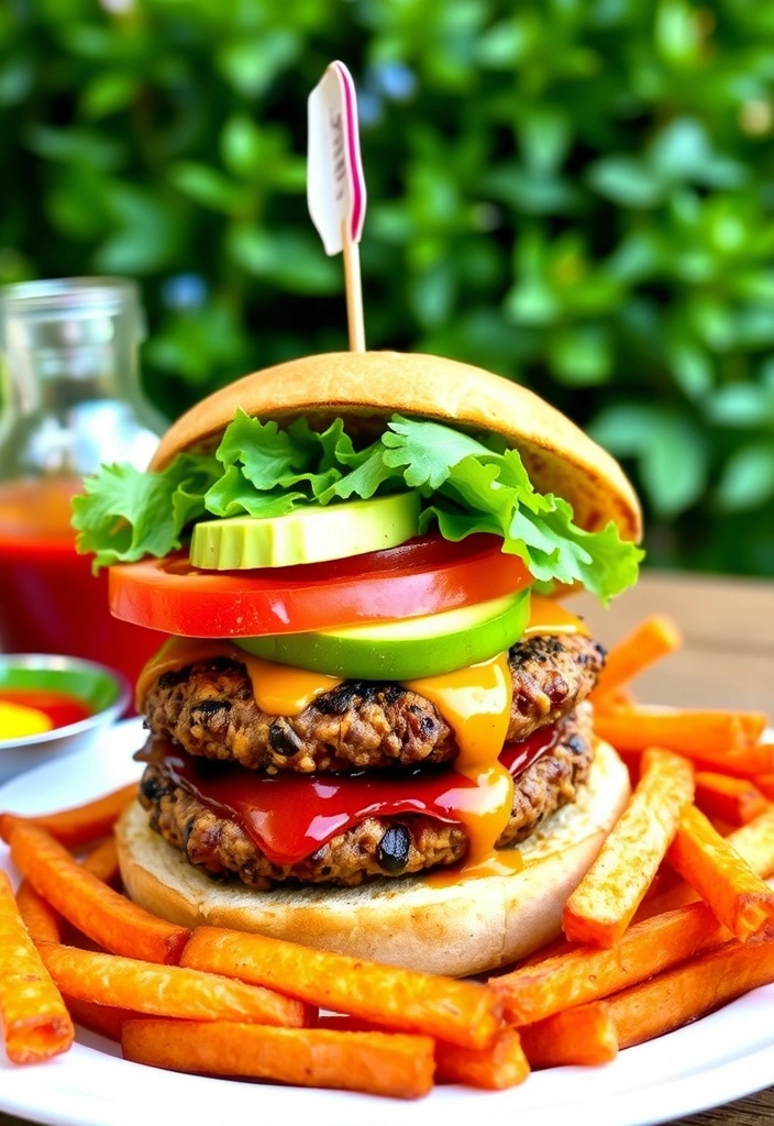 10 Quick Vegetarian Recipes That Burst with Flavor (You Won't Believe #4!) - 8. Sweet Potato & Black Bean Burgers