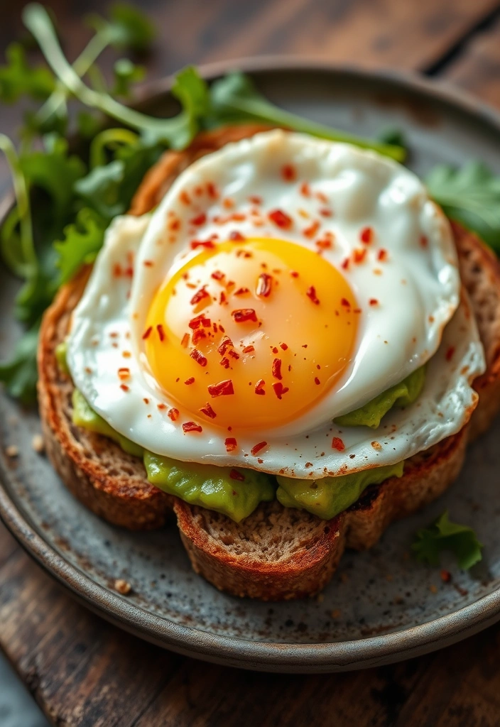 10 Quick and Healthy Dinners That Are Ready in 20 Minutes - 10. Egg and Avocado Toast