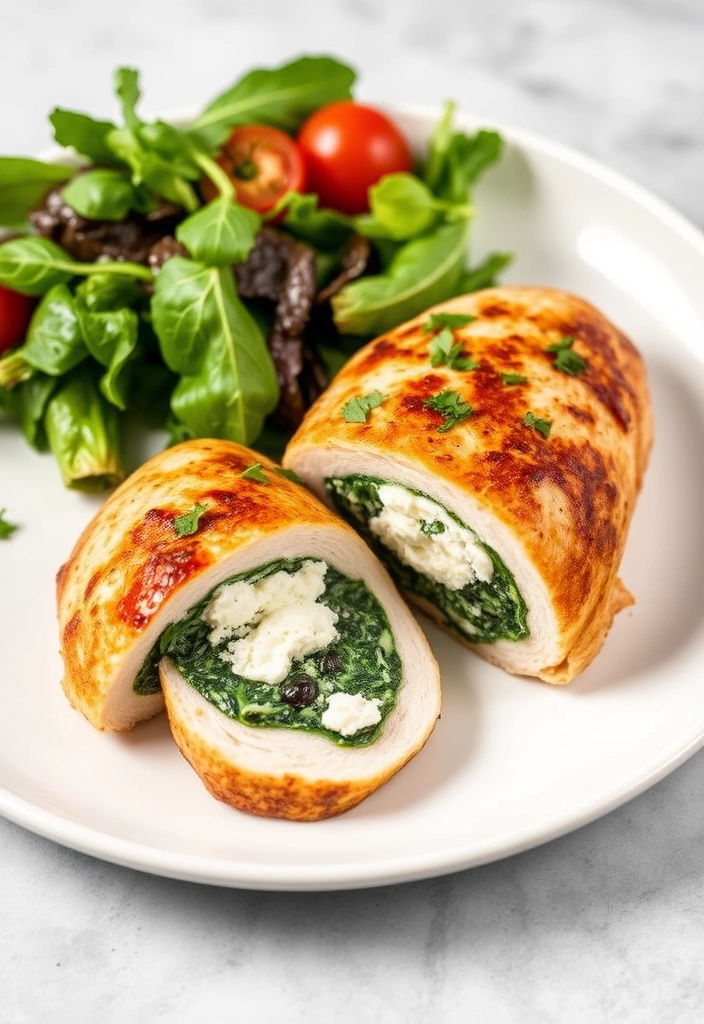 10 Quick and Healthy Dinners That Are Ready in 20 Minutes - 3. Spinach and Feta Stuffed Chicken Breasts