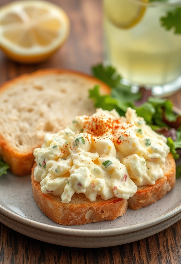 11 Quick and Easy Sandwich Ideas for Busy Days - 6. Egg Salad Sandwich