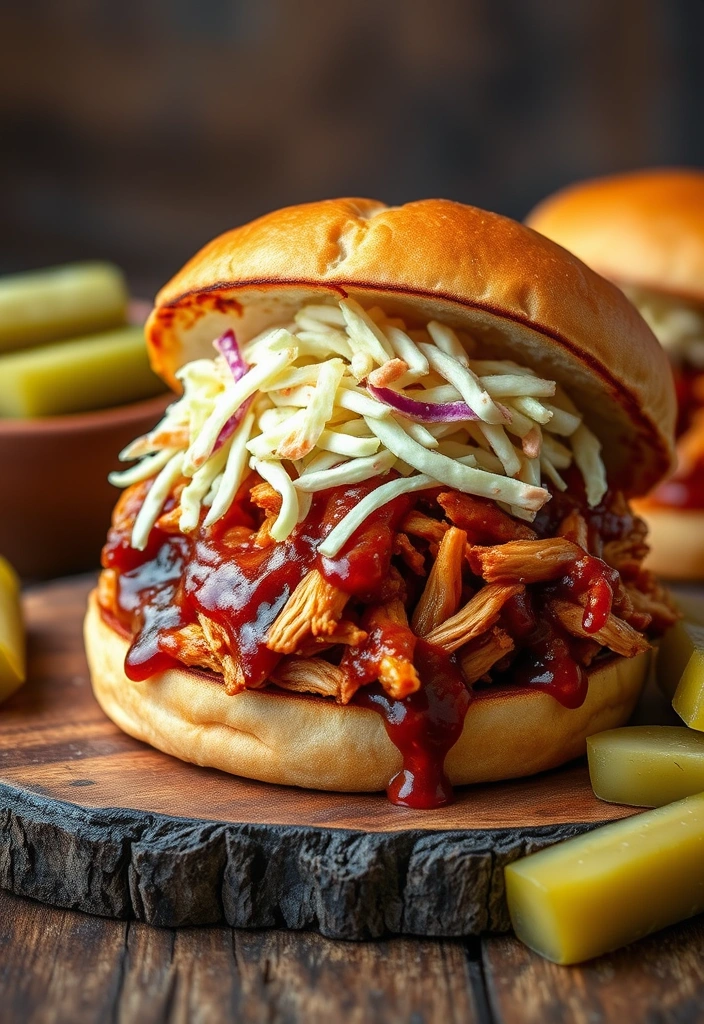 11 Quick and Easy Sandwich Ideas for Busy Days - 7. BBQ Chicken Sandwich