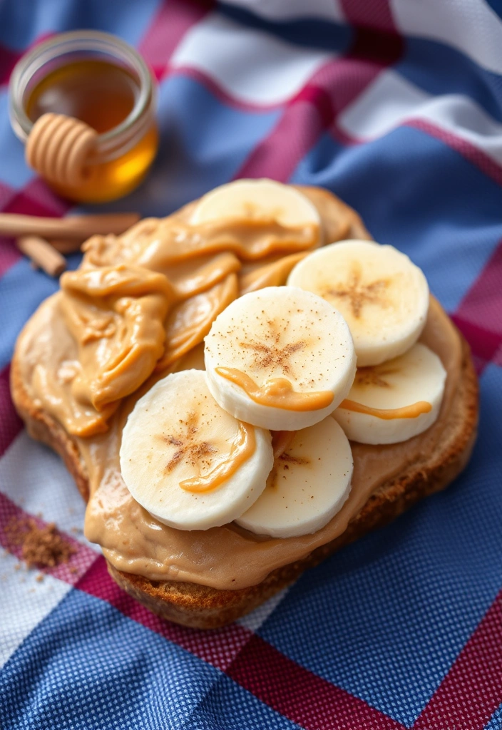 11 Quick and Easy Sandwich Ideas for Busy Days - 8. Peanut Butter and Banana Sandwich