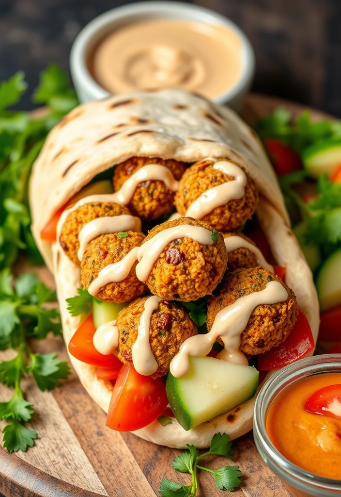 11 Quick and Easy Sandwich Ideas for Busy Days - 9. Falafel Pita Sandwich