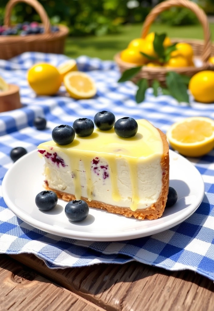 12 No-Bake Desserts That'll Keep You Cool This Summer (You Won't Believe #5!) - 6. Blueberry Lemon No-Bake Cheesecake