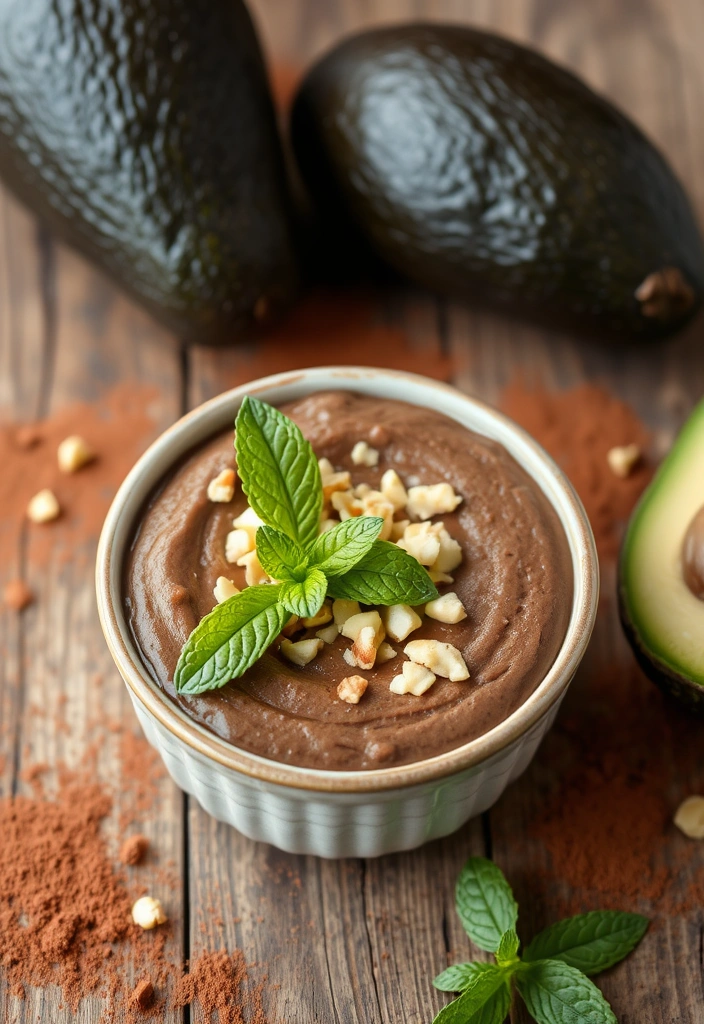 12 Vegan Desserts That Will Blow Your Mind (Prepare to Be Amazed!) - 11. Chocolate Avocado Pudding