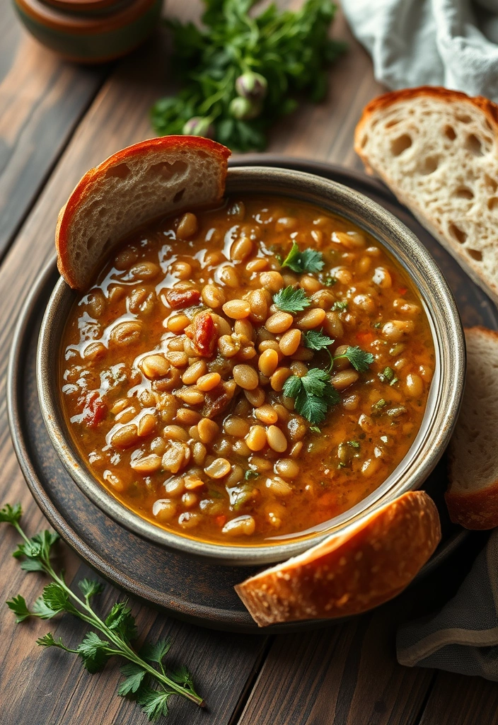 14 Healthy Crowd Recipes That Are Surprisingly Cheap (You’ll Love #4!) - 8. Lentil Soup