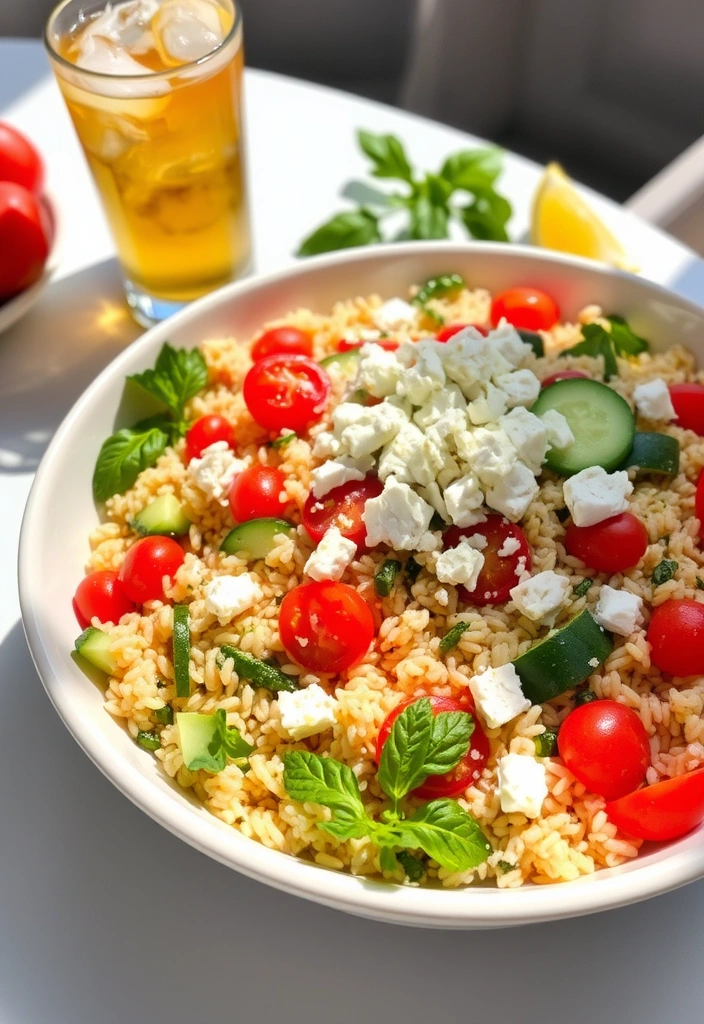 15 Affordable Vegetarian Meals That Are Bursting with Flavor (You Won't Believe #9!) - 13. Greek Orzo Salad