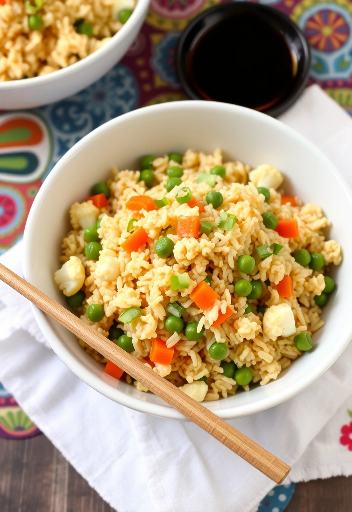 15 Cheap and Healthy Dinner Recipes for Beginners That Will Wow Your Taste Buds! - 11. Cauliflower Fried Rice