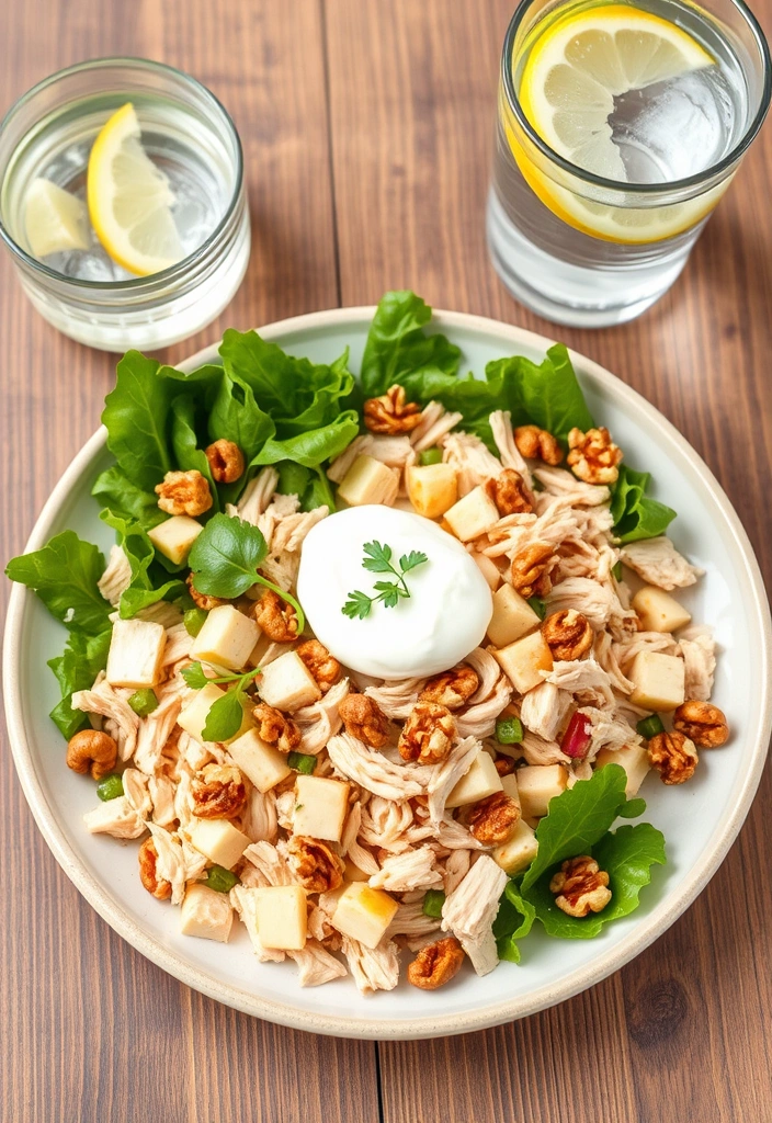 15 Cheap and Healthy Dinner Recipes for Beginners That Will Wow Your Taste Buds! - 12. Greek Yogurt Chicken Salad