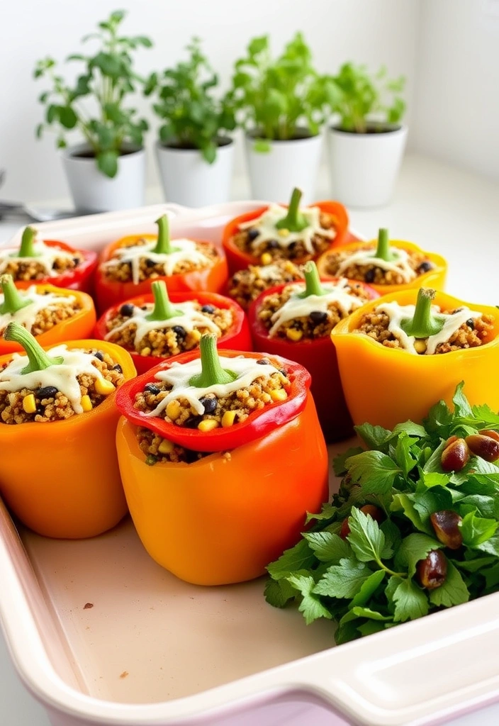 15 Cheap and Healthy Dinner Recipes for Beginners That Will Wow Your Taste Buds! - 13. Stuffed Bell Peppers