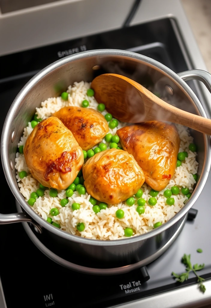 15 Cheap and Healthy Dinner Recipes for Beginners That Will Wow Your Taste Buds! - 3. One-Pot Chicken and Rice