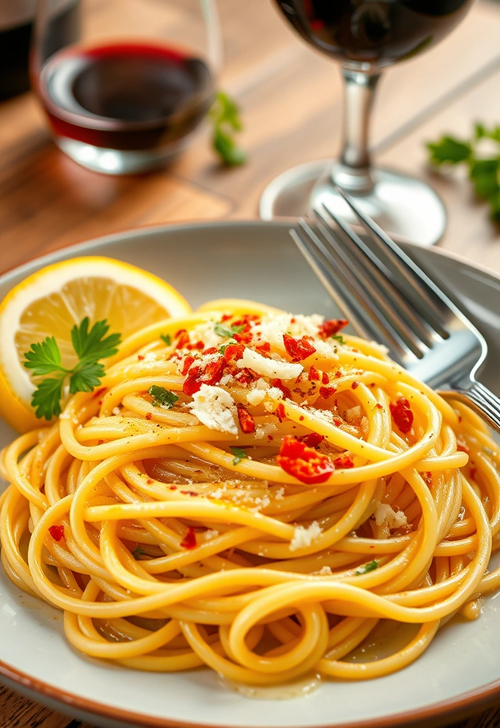 15 Cheap and Healthy Dinner Recipes for Beginners That Will Wow Your Taste Buds! - 6. Spaghetti Aglio e Olio