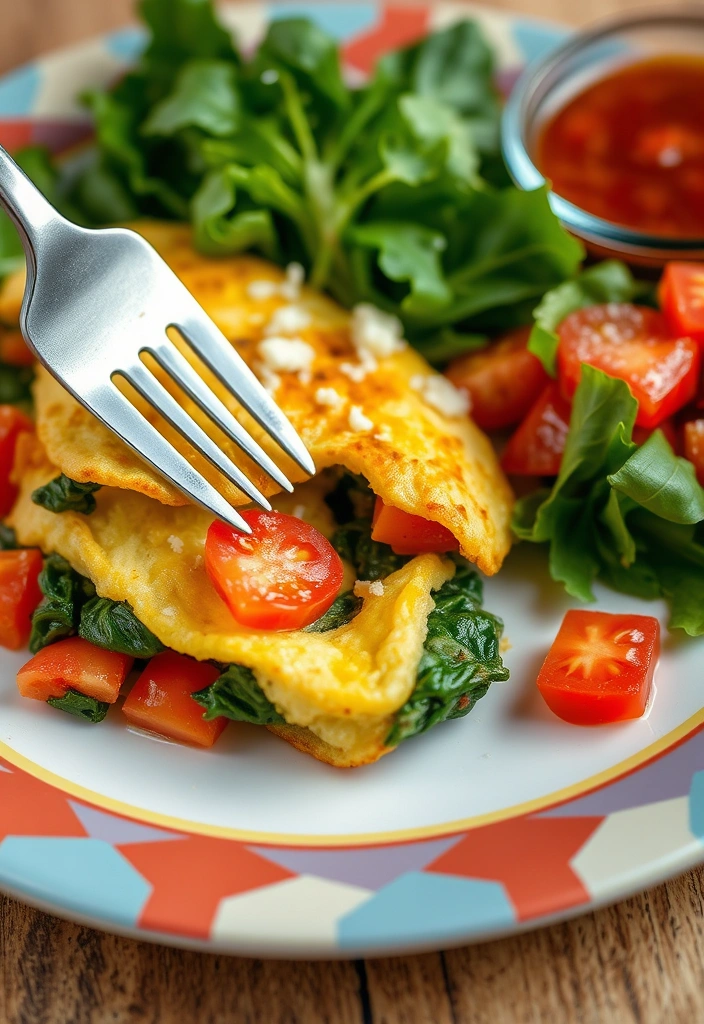 15 Cheap and Healthy Dinner Recipes for Beginners That Will Wow Your Taste Buds! - 7. Veggie-Loaded Omelette