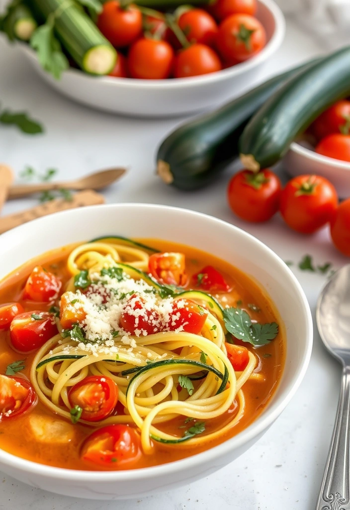 15-Minute Soups for Cozy Nights - 15. Zucchini Noodle Soup