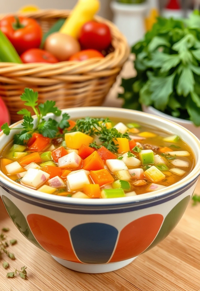 15-Minute Soups for Cozy Nights - 5. Quick Vegetable Soup