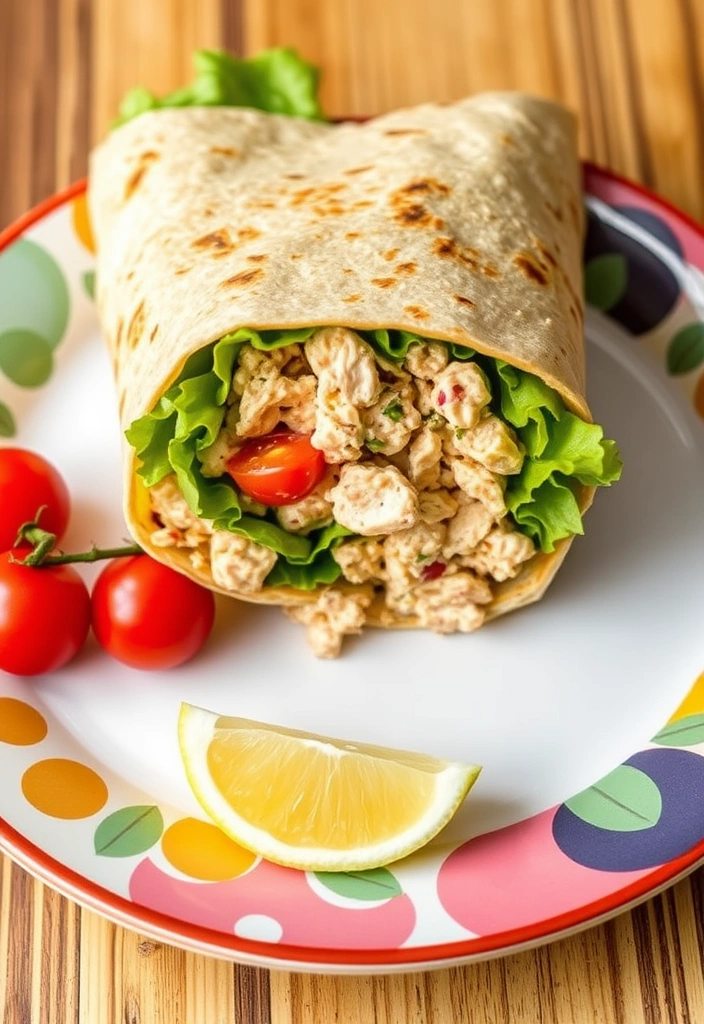 15-Minute Wrap Recipes for an Easy Lunch or Dinner - 12. Tuna Salad Wrap