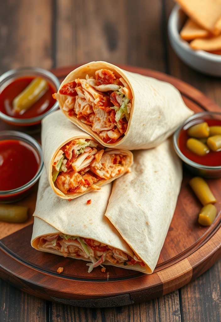 15-Minute Wrap Recipes for an Easy Lunch or Dinner - 5. BBQ Chicken Wrap