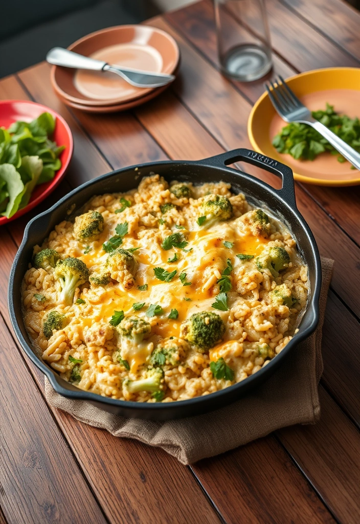 20-Minute Skillet Dinners for the Entire Family - 2. Cheesy Broccoli and Rice Casserole