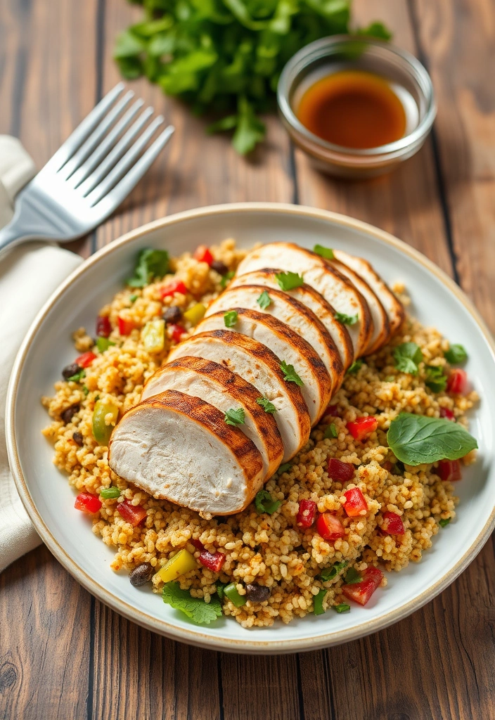 7-Day Make-Ahead Meal Plan for Stress-Free Dinners - Day 1: Grilled Chicken with Quinoa Salad