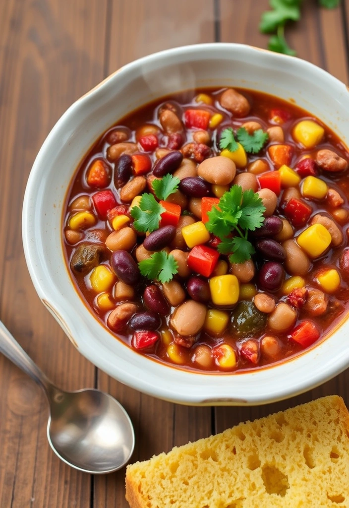 7-Day Make-Ahead Meal Plan for Stress-Free Dinners - Day 2: Vegetarian Chili