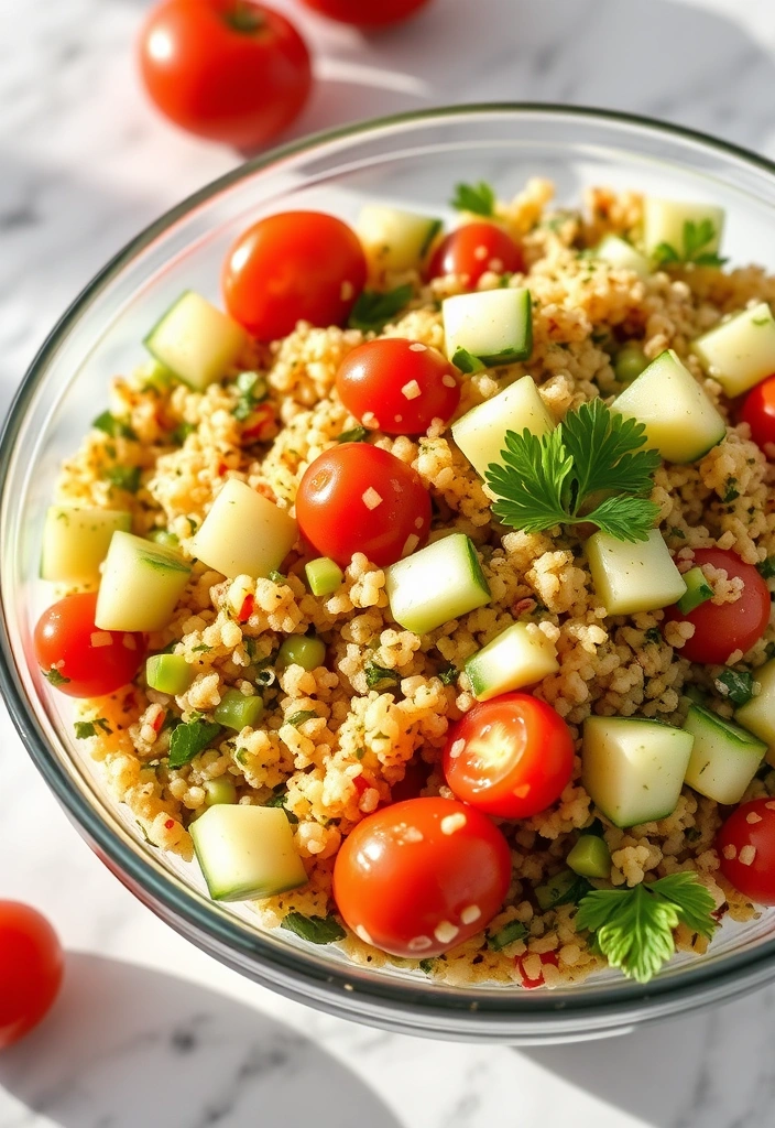 7 Quick Healthy Recipes for Weight Loss - 1. Zesty Quinoa Salad