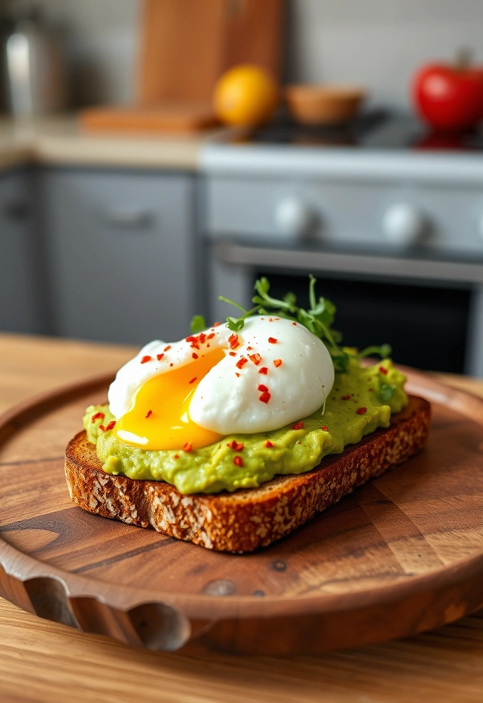 7 Quick Healthy Recipes for Weight Loss - 2. Avocado Toast with Egg