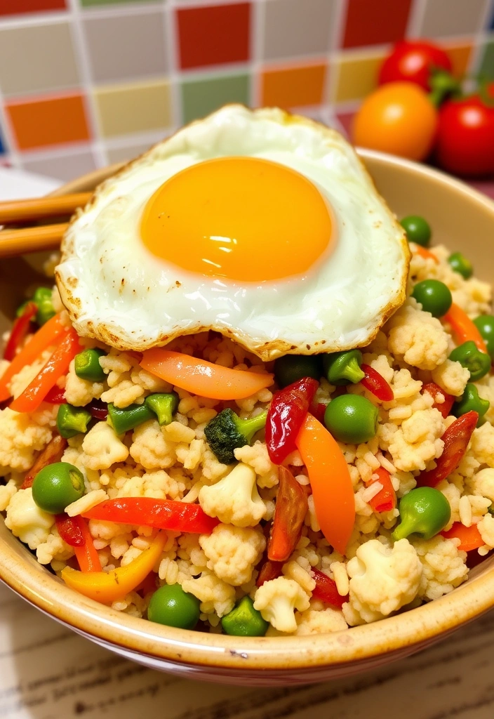 7 Quick Healthy Recipes for Weight Loss - 6. Cauliflower Rice Stir-Fry