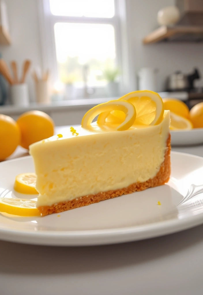 7 Simple Cheesecake Recipes for Beginners - 4. Lemon Cheesecake