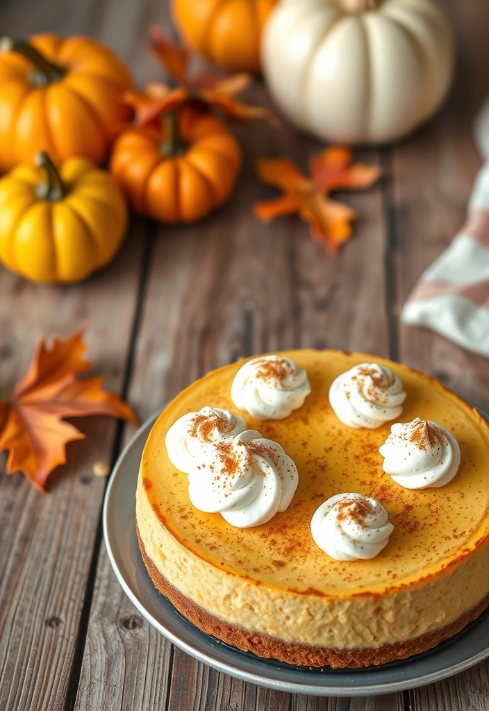 7 Simple Cheesecake Recipes for Beginners - 5. Pumpkin Cheesecake