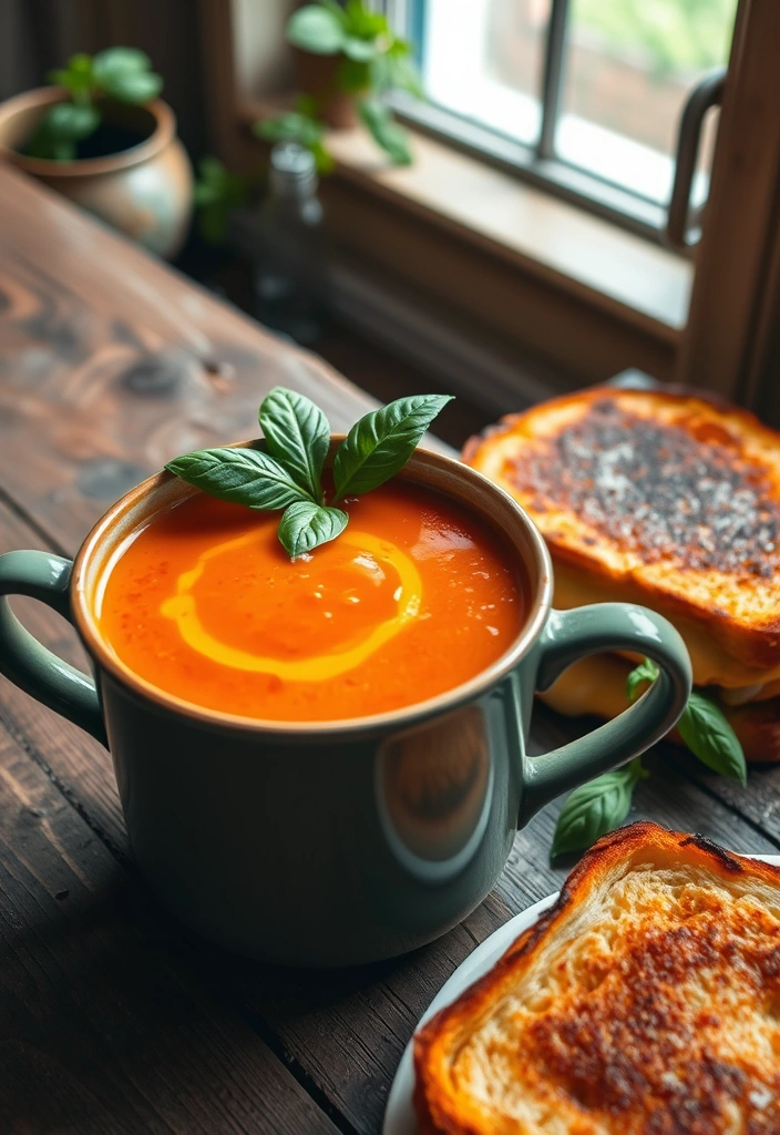 9 Quick and Delicious Recipes You Can Make in 20 Minutes - 5. Creamy Tomato Soup in a Mug