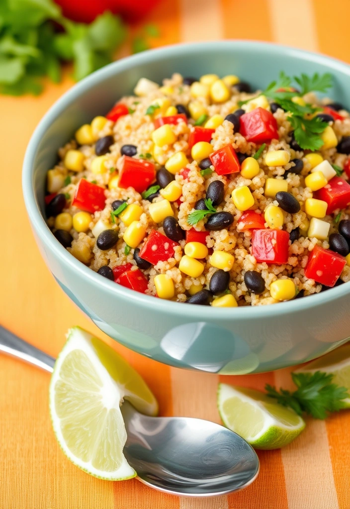 9 Quick and Delicious Recipes You Can Make in 20 Minutes - 6. Quinoa and Black Bean Salad