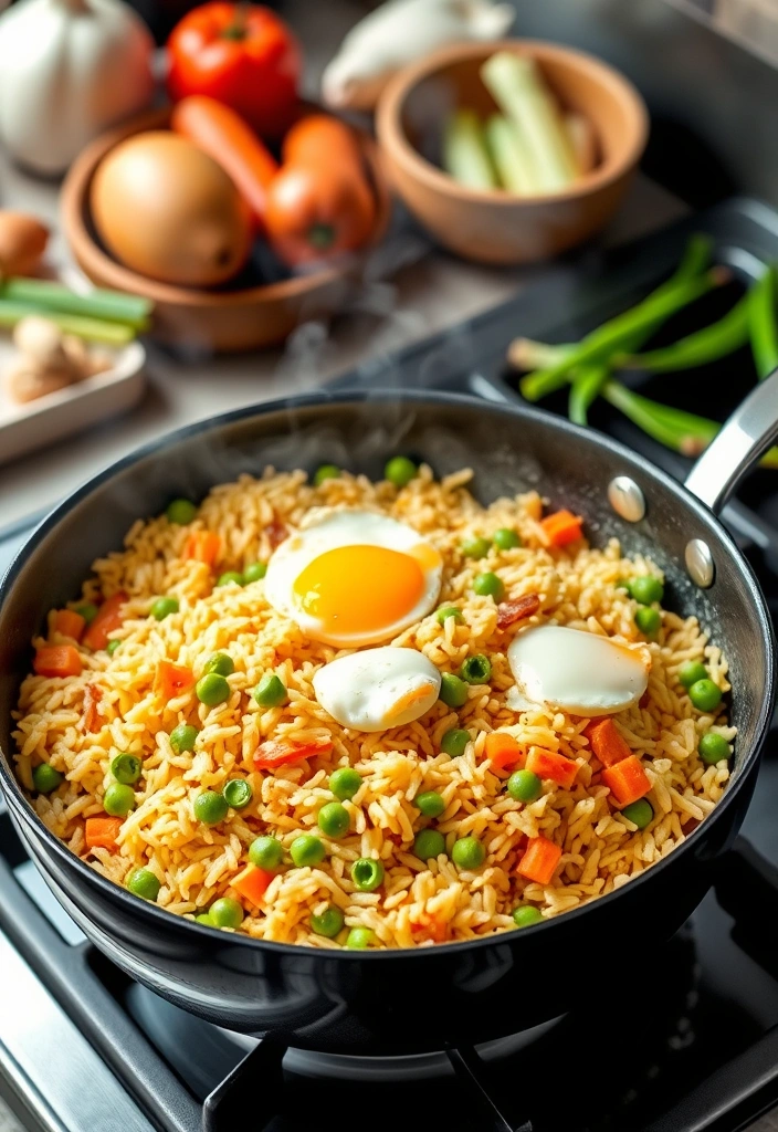 9 Quick and Delicious Recipes You Can Make in 20 Minutes - 7. Egg Fried Rice