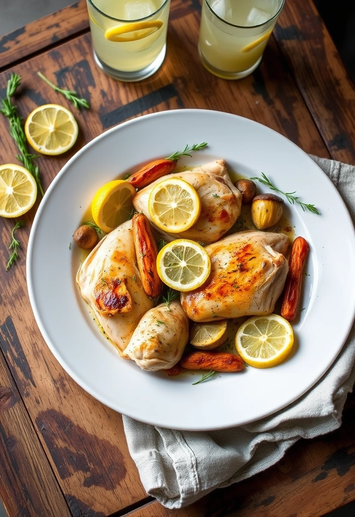 9 Quick and Delicious Recipes You Can Make in 20 Minutes - 8. One-Pan Lemon Herb Chicken