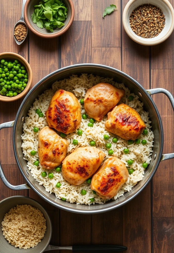 Affordable Family-Friendly Recipes That Everyone Will Love - 2. One-Pot Chicken and Rice