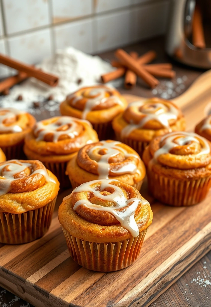 Baking with Kids: 10 Fun and Easy Recipes - 8. Cinnamon Roll Muffins