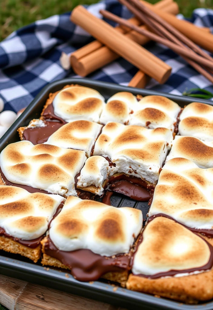 Baking with Kids: 10 Fun and Easy Recipes - 9. S'mores Bars