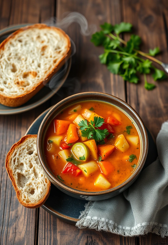 Budget-Friendly Slow Cooker Recipes You’ll Love - 1. Hearty Vegetable Soup