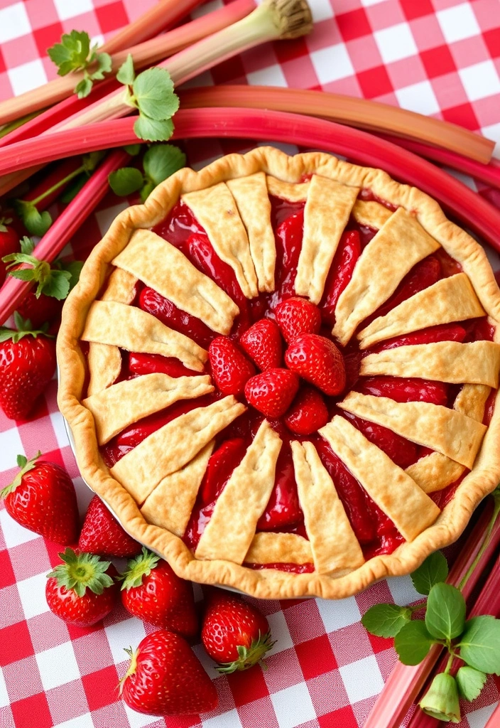 Classic Pie Recipes Every Baker Needs to Know - 8. Classic Strawberry Rhubarb Pie