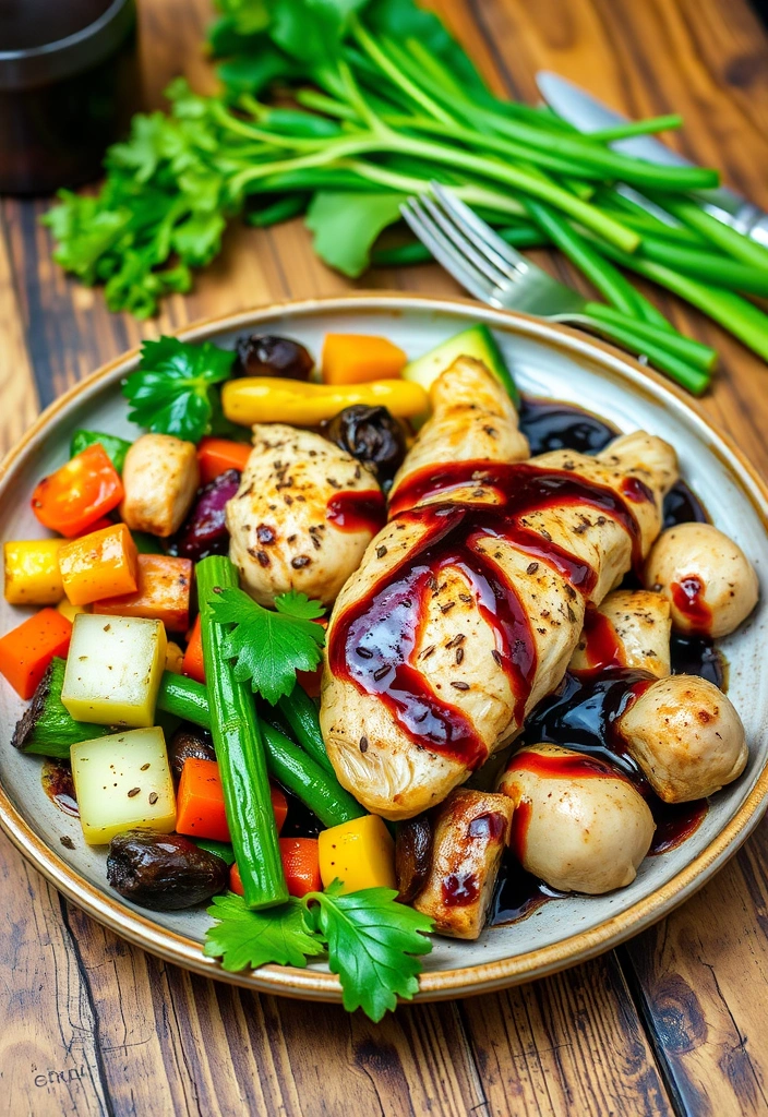 Crockpot Meals That Won’t Break the Bank - 13. Balsamic Chicken and Vegetables