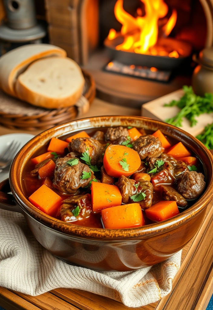 Crockpot Meals That Won’t Break the Bank - 3. Beef Stew with Root Vegetables