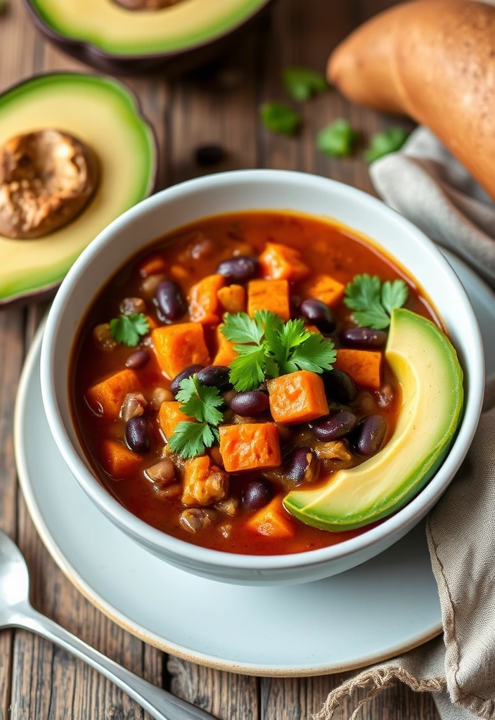 Crockpot Meals That Won’t Break the Bank - 9. Sweet Potato and Black Bean Chili