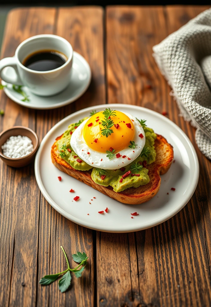 Healthy Quick Recipes You Can Make in 15 Minutes or Less - 1. Avocado Toast with Poached Egg