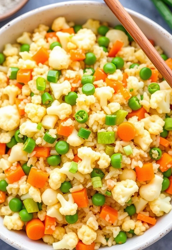 Healthy Quick Recipes You Can Make in 15 Minutes or Less - 11. Cauliflower Fried Rice