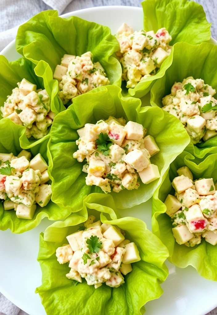 Healthy Quick Recipes You Can Make in 15 Minutes or Less - 13. Tuna Salad Lettuce Cups